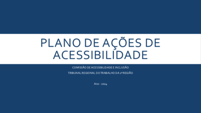 Plano de ações de Acessibilidade - exercício de 2024, no formato pdf, com 100 kb