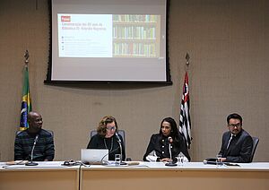 Notícia: Comemoração dos 80 anos da Biblioteca do TRT-2 é marcada por palestras e oficina infantil