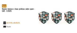 Notícia: Noções básicas e boas práticas sobre spam - EAD - 1/2025