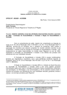 Relatório estatístico anual das atividades desenvolvidas - exercício de 2024, no formato PDF, com tamanho de 486 KB.