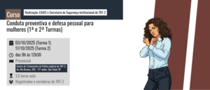 Notícia: Curso: Conduta preventiva e defesa pessoal para mulheres (1ª e 2ª Turmas)