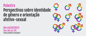 Notícia: Palestra: Perspectivas sobre identidade de gênero e orientação afetivo-sexual