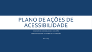 Plano de ações de Acessibilidade - exercício de 2023, no formato pdf, com 109 kb