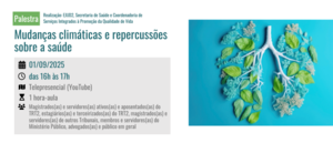 Notícia: Palestra: Mudanças climáticas e repercussões sobre a saúde