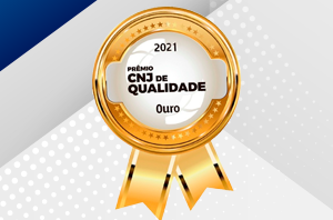Notícia: TRT da 2ª Região recebe Selo Ouro no Prêmio CNJ de Qualidade de 2021