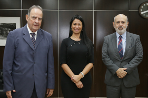 Notícia: Presidente da RecordTV faz visita institucional ao presidente do TRT-2