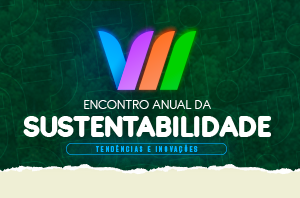 Imagem da Notícia Logo do evento com os dizeres: VII Encontro Anual da Sustentabilidade.