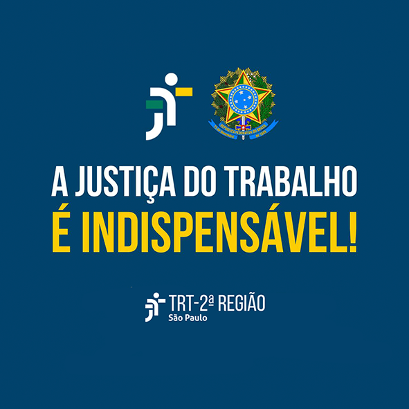 Selo "A Justiça do Trabalho é Indispensável"
