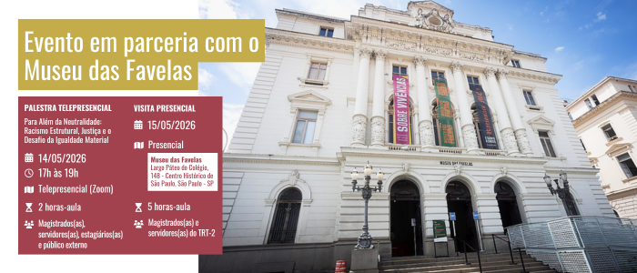 Notícia: Evento em parceria com o Museu das Favelas