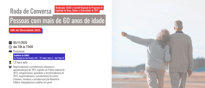 Notícia: Roda de Conversa: Pessoas com mais de 60 anos de idade